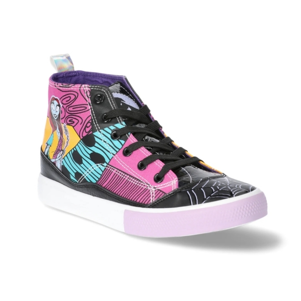 The Nightmare Before Christmas High Top Black Pink Women's Disney Sneakers SZ 9